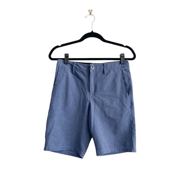 Volcom Mens Frickin Snt Slub Hybrid Way Stretch Shorts Deep Water Size 28 - Picture 1 of 7